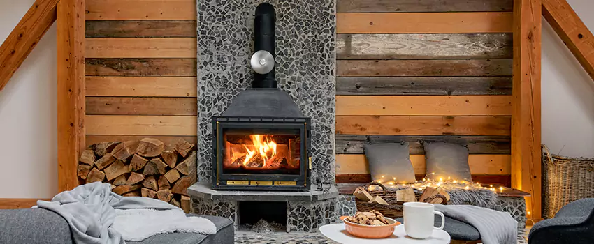Thelin Hearth Products Direct Vent Gas Stove Fireplace Inspection in Summerville, South Carolina