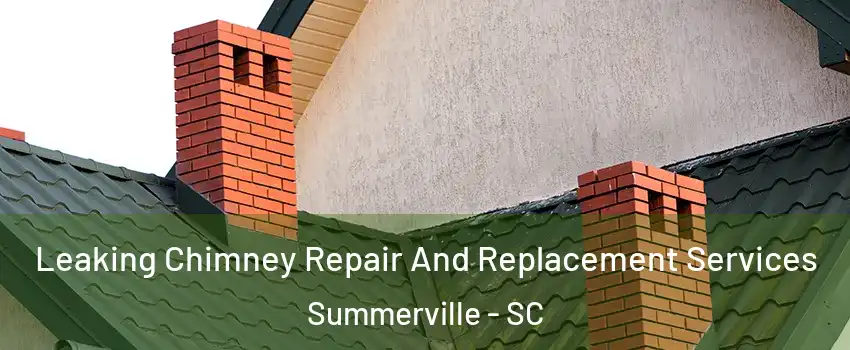  Leaking Chimney Repair And Replacement Services Summerville - SC